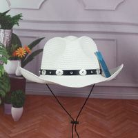 Women's Ethnic Style Solid Color Sun Hat sku image 2