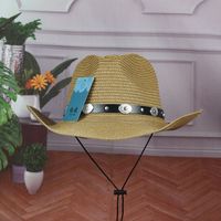 Women's Ethnic Style Solid Color Sun Hat main image 2