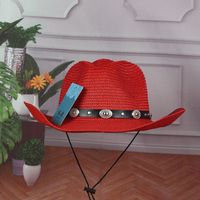 Women's Ethnic Style Solid Color Sun Hat sku image 5