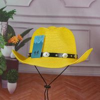 Women's Ethnic Style Solid Color Sun Hat sku image 9