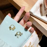 Simple Style Star Alloy Plating Women's Earrings main image 5