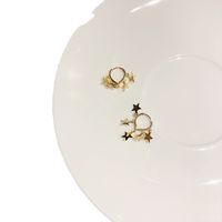 Simple Style Star Alloy Plating Women's Earrings main image 4