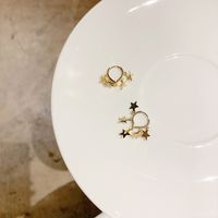 Simple Style Star Alloy Plating Women's Earrings main image 3