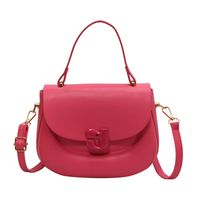 Women's All Seasons Pu Leather Classic Style Shoulder Bag Handbag sku image 2