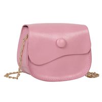 Women's Mini Pu Leather Solid Color Basic Square Magnetic Buckle Crossbody Bag main image 4
