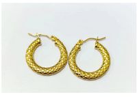 1 Pair Ins Style U Shape Geometric Plating Stainless Steel 18k Gold Plated Earrings sku image 2