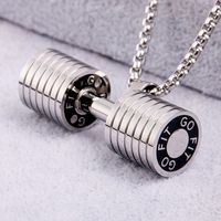 Titanium Steel 18K Gold Plated Barbell main image 4