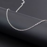 Stainless Steel 18K Gold Plated White Gold Plated Simple Style Plating Solid Color Necklace main image 6
