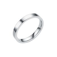 Simple Titanium Steel Glossy Fine Ring Wholesale Nihaojewelry main image 8