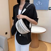 Women's Streetwear Stripe Pu Leather Waist Bags main image 4