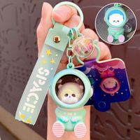 Cute Astronaut Plastic Patchwork Women's Keychain sku image 3