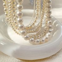 Wholesale Jewelry Elegant Streetwear Round Imitation Pearl Necklace main image 4