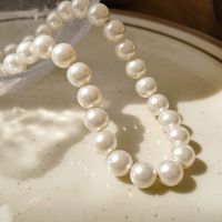 Wholesale Jewelry Elegant Streetwear Round Imitation Pearl Necklace sku image 5
