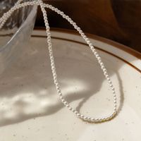 Wholesale Jewelry Elegant Streetwear Round Imitation Pearl Necklace sku image 7