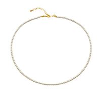 Wholesale Jewelry Elegant Streetwear Round Imitation Pearl Necklace main image 3