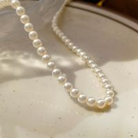 Wholesale Jewelry Elegant Streetwear Round Imitation Pearl Necklace sku image 3