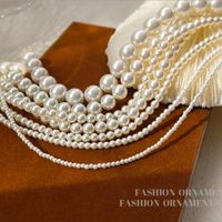 Wholesale Jewelry Elegant Streetwear Round Imitation Pearl Necklace main image 2