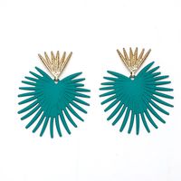 Exaggerated Sun Arylic Women's Drop Earrings sku image 1