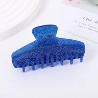 Women's Simple Style Solid Color Arylic Handmade Hair Claws sku image 6