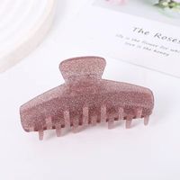 Women's Simple Style Solid Color Arylic Handmade Hair Claws sku image 10