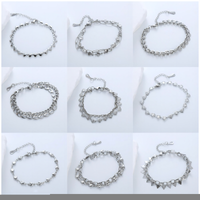 Modern Style Simple Style Star Stainless Steel 18K Gold Plated Bracelets In Bulk main image 1
