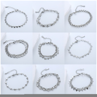 Style Moderne Style Simple Star Acier Inoxydable Plaqué Or 18K Bracelets En Masse main image 6