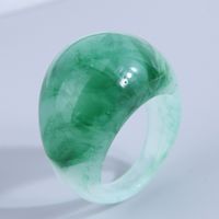 Simple Style Gradient Color Resin Unisex Rings main image 1