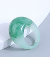 Simple Style Gradient Color Resin Unisex Rings main image 2