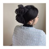 Simple Style Bow Knot Cloth Patchwork Hair Claws main image 3