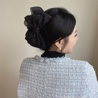 Simple Style Bow Knot Cloth Patchwork Hair Claws main image 2