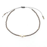 Basic Solid Color Pearl Beaded Wholesale Bracelets sku image 3