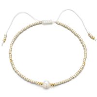 Basic Solid Color Pearl Beaded Wholesale Bracelets sku image 13