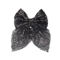 Sweet Simple Style Bow Knot Sequin Handmade Hair Clip sku image 15