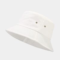 Unisex Classic Style Streetwear Solid Color Wide Eaves Bucket Hat sku image 2