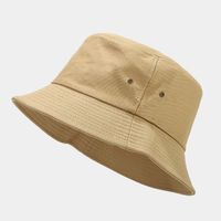 Unisex Classic Style Streetwear Solid Color Wide Eaves Bucket Hat sku image 3