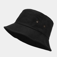 Unisex Classic Style Streetwear Solid Color Wide Eaves Bucket Hat sku image 1