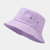 Unisex Classic Style Streetwear Solid Color Wide Eaves Bucket Hat sku image 8