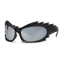 Hip-hop Streetwear Geometric Pc Square Full Frame Men's Sunglasses sku image 6