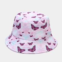 Unisex Hip Hop Retro Farbblock Breite Traufen Bucket Hat sku image 31