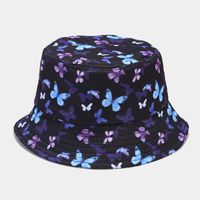 Unisex Hip Hop Retro Farbblock Breite Traufen Bucket Hat sku image 37