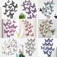 Glam Classical Butterfly Iridescent Paper Wall Sticker main image 1