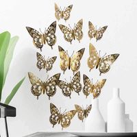 Glam Classical Butterfly Iridescent Paper Wall Sticker sku image 1