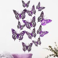 Glam Classical Butterfly Iridescent Paper Wall Sticker main image 5