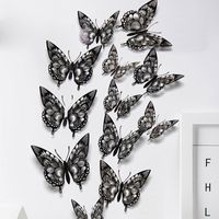 Glam Classical Butterfly Iridescent Paper Wall Sticker sku image 9