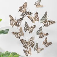 Glam Classical Butterfly Iridescent Paper Wall Sticker sku image 10