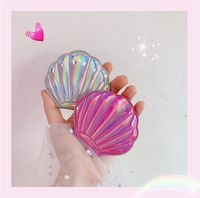 Simple Style Shell Plastic Mirror 1 Piece main image 3