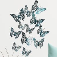 Glam Classical Butterfly Iridescent Paper Wall Sticker main image 3