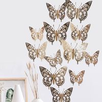 Glam Classical Butterfly Iridescent Paper Wall Sticker main image 2