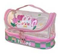 Niedliches Tier Mit Großer Kapazität Transparent Schreibwaren Tasche Schüler Schreibwaren Großhandel main image 3