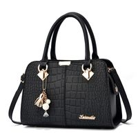 Sac Fourre-tout De Style Classique En Cuir Pu Pour Femmes Toutes Saisons sku image 4